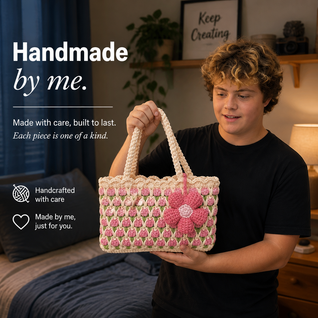 Crochet Flower Purse